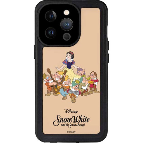 Disney Snow White and the seven dwarfs iPhone 15 Pro Waterproof Case