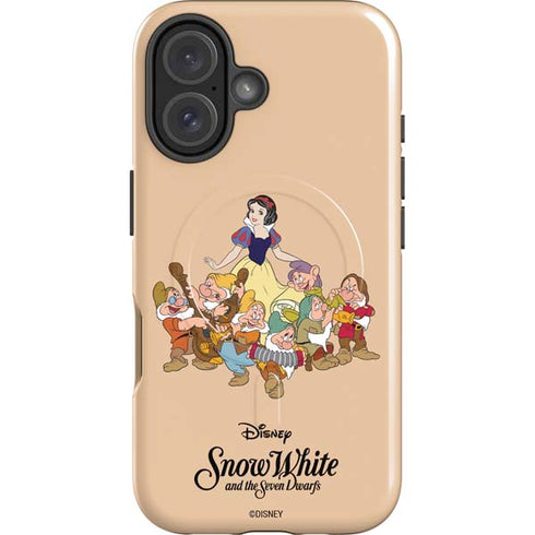 Disney Snow White and the seven dwarfs iPhone 16 Magsafe Impact Case