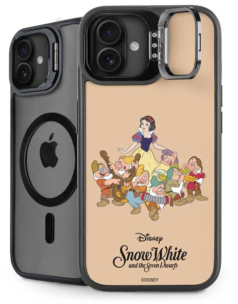 Disney Snow White and the seven dwarfs iPhone 16 Plus Kickstand Case