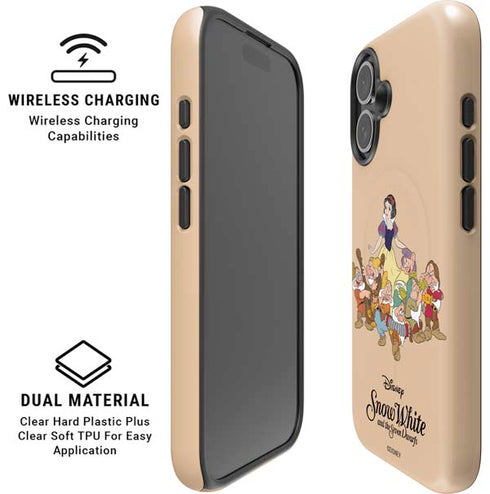 Disney Snow White and the seven dwarfs iPhone 16 Plus Magsafe Impact Case