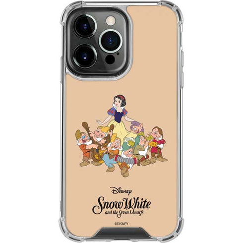 Disney Snow White and the seven dwarfs iPhone 16 Pro Max Clear Case