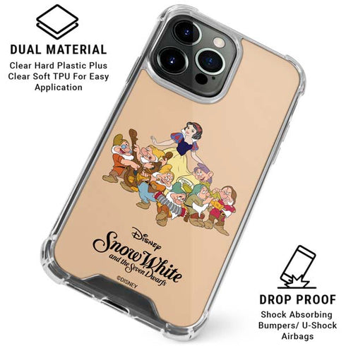 Disney Snow White and the seven dwarfs iPhone 16 Pro Max Clear Case