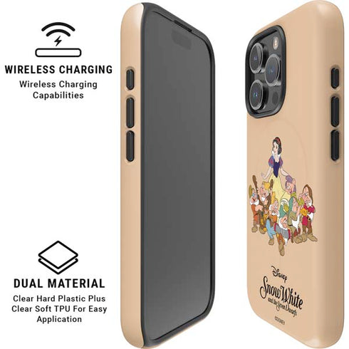 Disney Snow White and the seven dwarfs iPhone 16 Pro Max Magsafe Impact Case