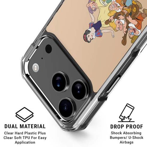 Disney Snow White and the seven dwarfs iPhone 18 Pro Clear Case