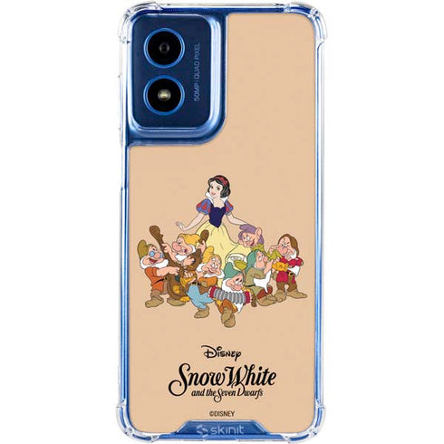 Disney Snow White and the seven dwarfs Moto G Play 4G (2024) Clear Case
