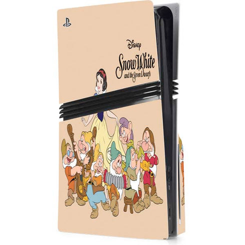 Disney Snow White and the seven dwarfs PS5 Pro Disk Console Skin