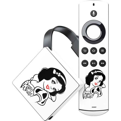 Disney Snow White Black and White Art Amazon Fire TV Skin