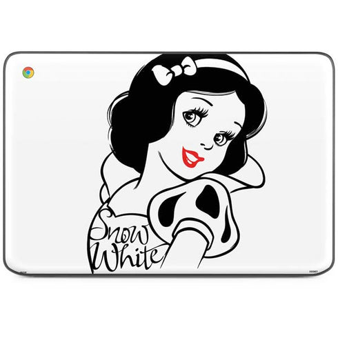 Disney Snow White Black and White Art HP Chromebook Skin