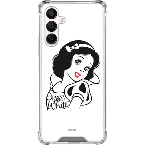 Disney Snow White Black and White Art Galaxy A16 5G Clear Case