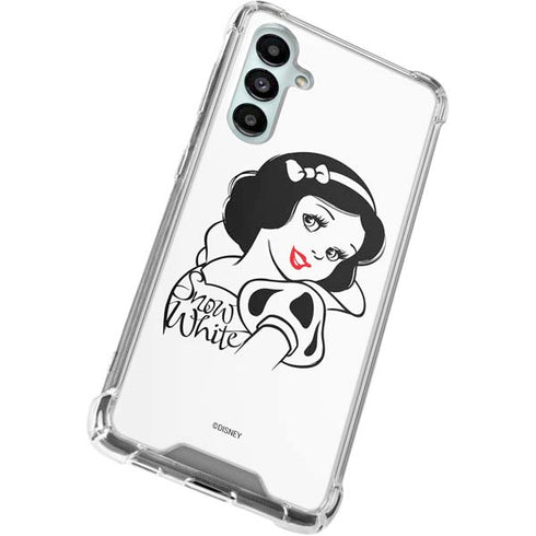 Disney Snow White Black and White Art Galaxy A16 5G Clear Case