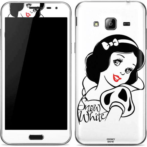 Disney Snow White Black and White Art Galaxy J3 Skin