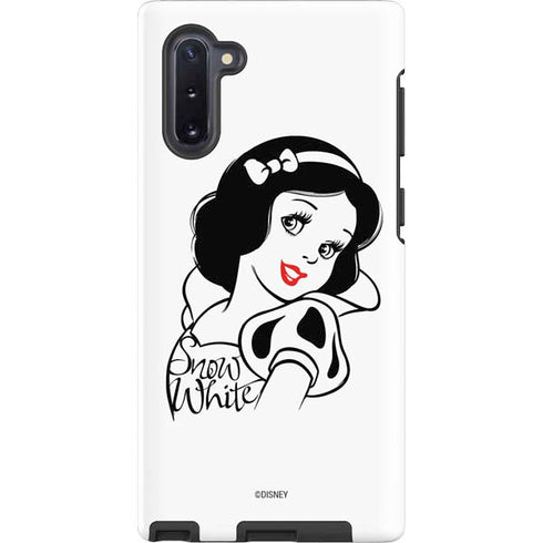 Disney Snow White Black and White Art Galaxy Cases