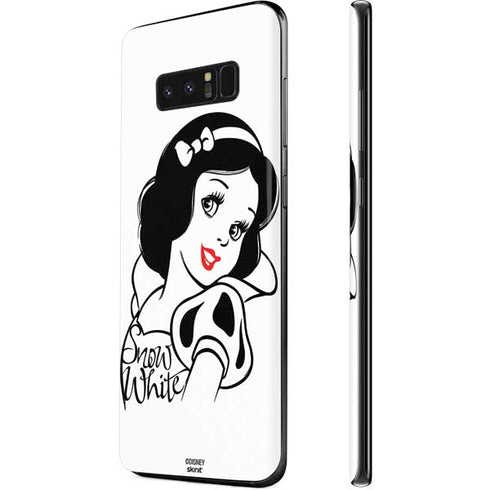 Disney Snow White Black and White Art Galaxy Note 8 Skin