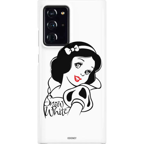Disney Snow White Black and White Art Galaxy Cases