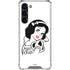 Disney Snow White Black and White Art Galaxy S24 FE Clear Case