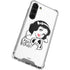Disney Snow White Black and White Art Galaxy S24 FE Clear Case