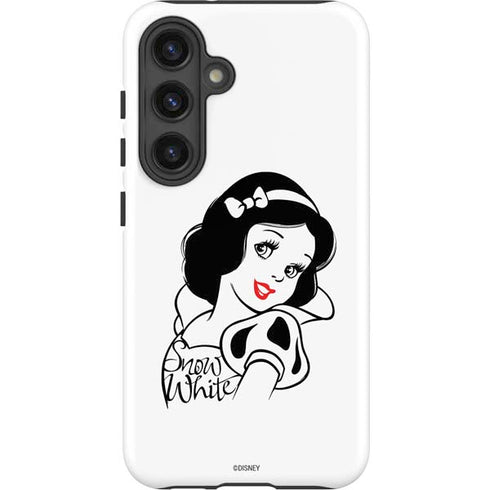 Disney Snow White Black and White Art Galaxy S25 Impact Case