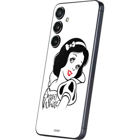 Disney Snow White Black and White Art Galaxy S24 Plus Skin
