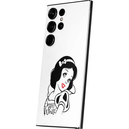 Disney Snow White Black and White Art Galaxy S25 Ultra Skin
