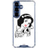 Disney Snow White Black and White Art Galaxy S25 Clear Case