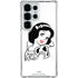 Disney Snow White Black and White Art Galaxy S25 Ultra Clear Case