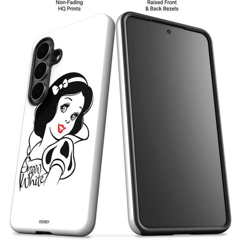 Disney Snow White Black and White Art Galaxy S26 Impact Case