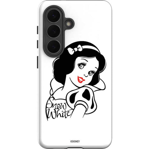 Disney Snow White Black and White Art Galaxy S26 Plus Impact Case