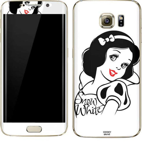 Disney Snow White Black and White Art Galaxy S7 Edge Skin