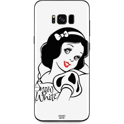 Disney Snow White Black and White Art Galaxy S8 Skin