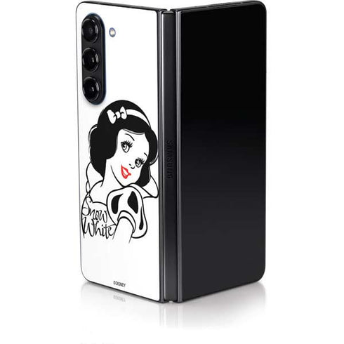 Disney Snow White Black and White Art Galaxy Z Fold5 5G Skin