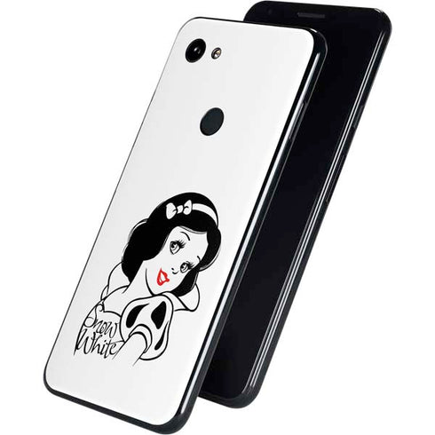Disney Snow White Black and White Art Google Pixel 3a XL Skin