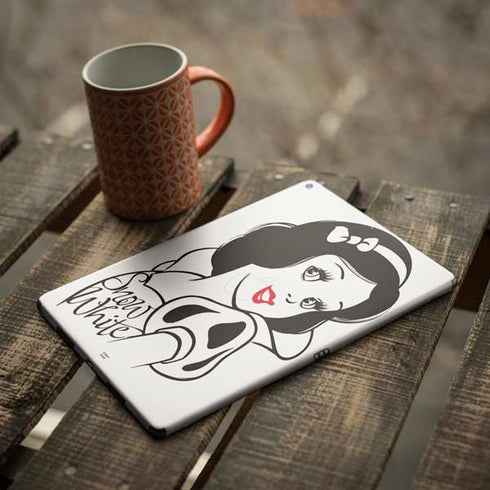 Disney Snow White Black and White Art iPad Skins
