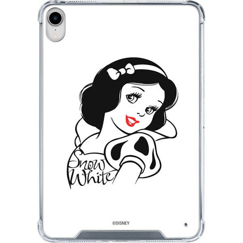 Disney Snow White Black and White Art iPad 11th Gen (2025) Clear Case