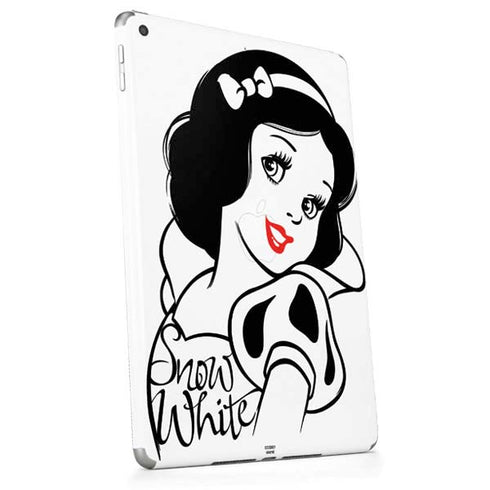 Disney Snow White Black and White Art Apple iPad Skin
