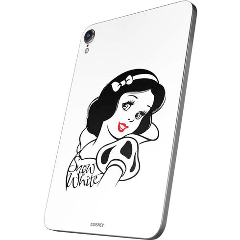 Disney Snow White Black and White Art Apple iPad Mini Skin