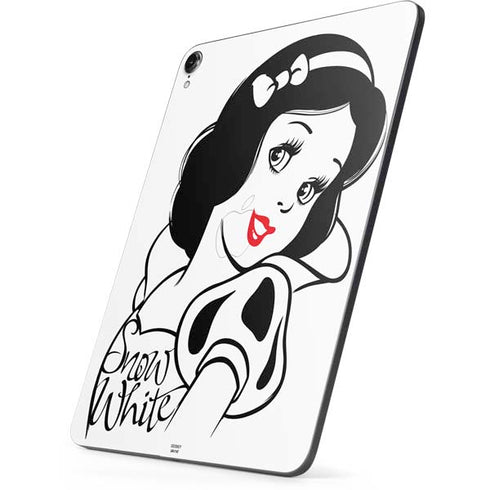 Disney Snow White Black and White Art Apple iPad Pro Skin