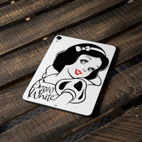Disney Snow White Black and White Art Apple iPad Pro Skin