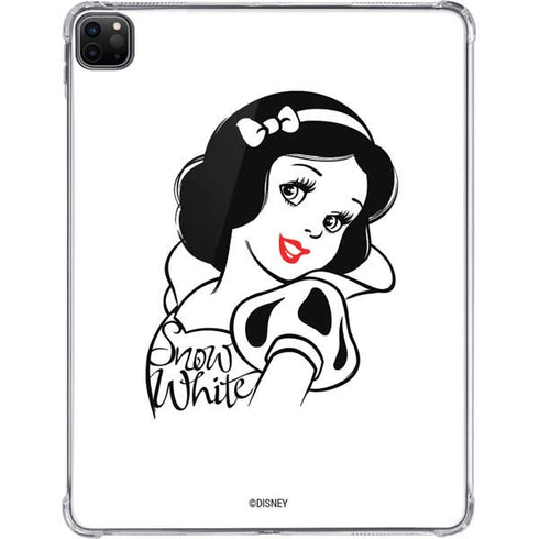Disney Snow White Black and White Art iPad Pro 11in (2024) Clear Case