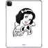 Disney Snow White Black and White Art iPad Pro 11in (2024) Clear Case