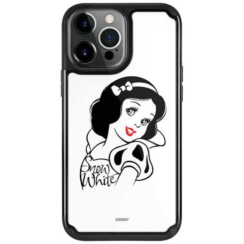 Disney Snow White Black and White Art iPhone Cases