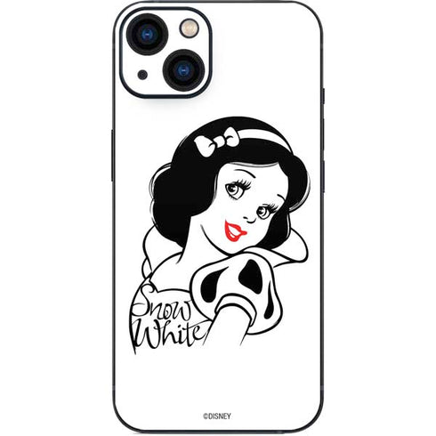 Disney Snow White Black and White Art iPhone Skins