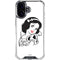 Disney Snow White Black and White Art iPhone 16 Clear Case