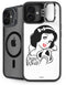 Disney Snow White Black and White Art iPhone 16 Kickstand Case