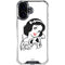 Disney Snow White Black and White Art iPhone 16 Plus Clear Case