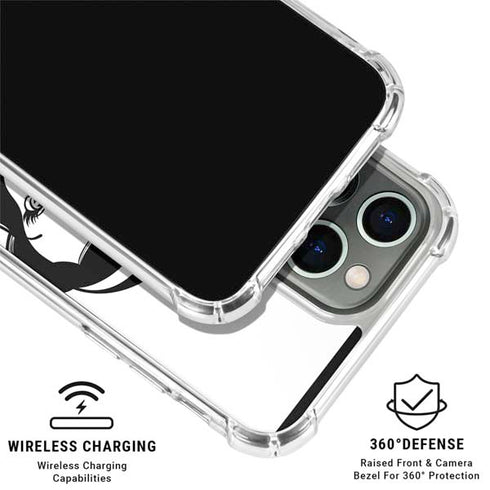 Disney Snow White Black and White Art iPhone 16 Pro Clear Case