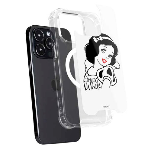 Disney Snow White Black and White Art iPhone 16 Pro MagSafe Case