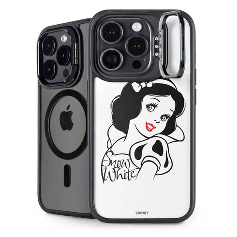 Disney Snow White Black and White Art iPhone 16 Pro Max Kickstand Case