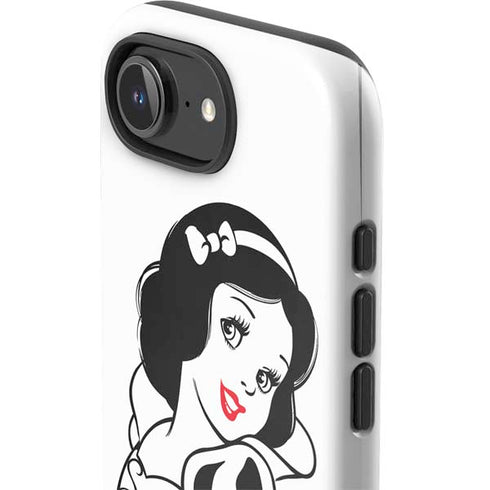 Disney Snow White Black and White Art iPhone 16e Impact Case