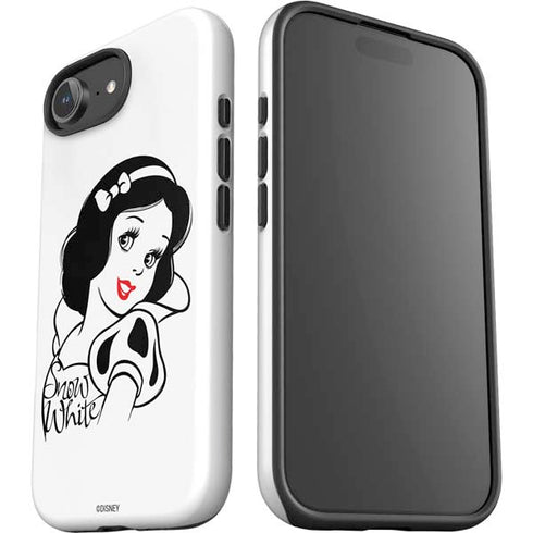 Disney Snow White Black and White Art iPhone 16e Impact Case
