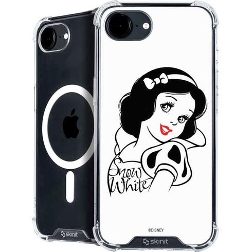 Disney Snow White Black and White Art iPhone 16e MagSafe Case